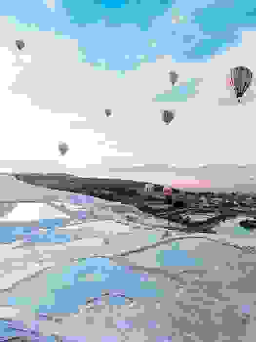 Полет на воздушном шаре в Памуккале из Анталии